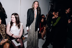 Jenna Lyons at the Christian Cowan fashion show as part of RTW Fall 2026 on February 13, 2026 in New York, New York.