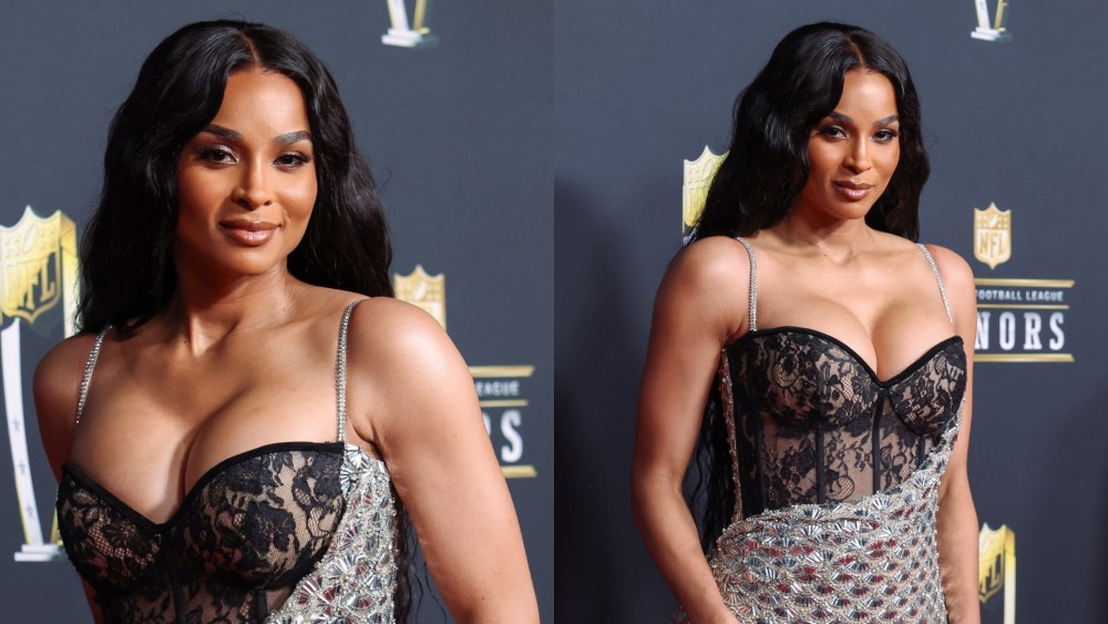 Ciara wears Valdrin Sahiti at the 15th Annual NFL Honors on Feb. 5 in San Francisco, Calif.