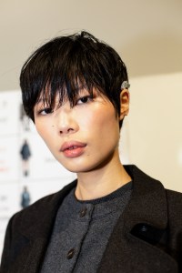 Backstage at Emporio Armani Fall 2026 Ready-to-Wear Collection at Milan Fashion Week