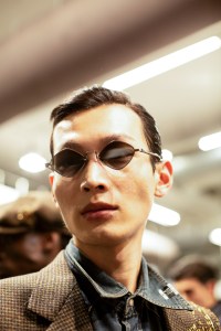 Backstage at Emporio Armani Fall 2026 Ready-to-Wear Collection at Milan Fashion Week