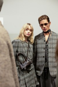 Backstage at Emporio Armani Fall 2026 Ready-to-Wear Collection at Milan Fashion Week