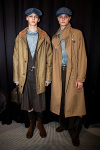 Backstage at Emporio Armani Fall 2026 Ready-to-Wear Collection at Milan Fashion Week