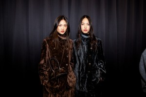 Backstage at Emporio Armani Fall 2026 Ready-to-Wear Collection at Milan Fashion Week