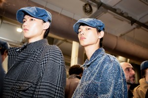 Backstage at Emporio Armani Fall 2026 Ready-to-Wear Collection at Milan Fashion Week