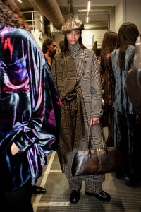Backstage at Emporio Armani Fall 2026 Ready-to-Wear Collection at Milan Fashion Week