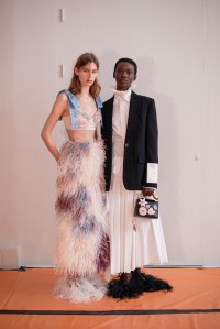 Backstage at Erdem Fall 2026 Ready-to-Wear Collection at London Fashion Week