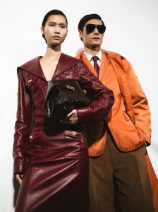 Backstage at Ferragamo Fall 2026 Ready-to-Wear Collection at Milan Fashion Week
