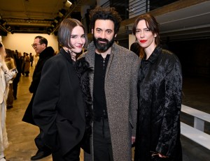 Hari Nef, Morgan Spector and Rebecca Hall
