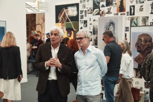 The scene inside Frieze Los Angeles 2026.