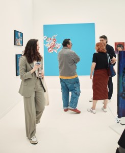 The scene inside Frieze Los Angeles 2026.