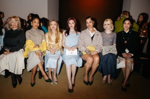 Pamela Anderson, Tessa Thompson, Amanda Seyfried, Song Yuqi, Ella Mai, Maisie Peters and Anne Nakamura