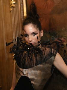 Backstage at Harris Reed Fall 2026 Ready-to-Wear Collection at London Fashion Week