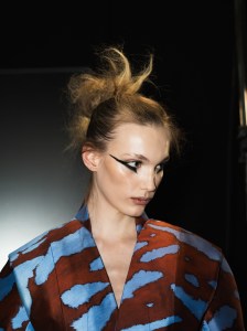 Backstage at Harris Reed Fall 2026 Ready-to-Wear Collection at London Fashion Week
