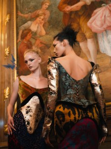 Backstage at Harris Reed Fall 2026 Ready-to-Wear Collection at London Fashion Week