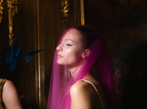 Backstage at Harris Reed Fall 2026 Ready-to-Wear Collection at London Fashion Week
