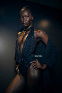 Backstage at Julien Macdonald Fall 2026 Ready-to-Wear Collection at London Fashion Week