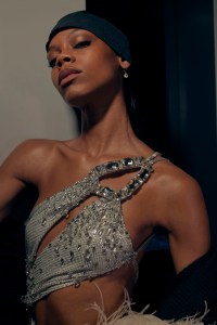 Backstage at Julien Macdonald Fall 2026 Ready-to-Wear Collection at London Fashion Week