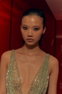 Backstage at Julien Macdonald Fall 2026 Ready-to-Wear Collection at London Fashion Week