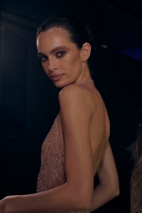 Backstage at Julien Macdonald Fall 2026 Ready-to-Wear Collection at London Fashion Week