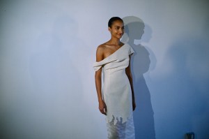 Backstage at the Kallmeyer Fall 2026 ready-to-wear show at New York Fashion Week.