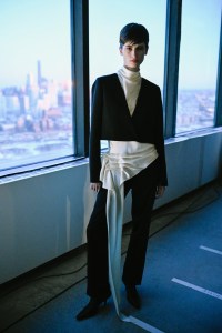Backstage at the Kallmeyer Fall 2026 ready-to-wear show at New York Fashion Week.