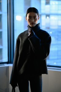 Backstage at the Kallmeyer Fall 2026 ready-to-wear show at New York Fashion Week.