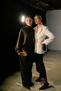 Backstage at the Kallmeyer Fall 2026 ready-to-wear show at New York Fashion Week.