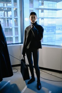 Backstage at the Kallmeyer Fall 2026 ready-to-wear show at New York Fashion Week.