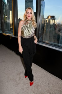 Busy Philipps at the Kallmeyer fashion show as part of RTW Fall 2026 on February 13, 2026 in New York, New York.