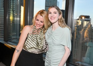 Busy Philipps and Lily Rabe at the Kallmeyer fashion show as part of RTW Fall 2026 on February 13, 2026 in New York, New York.