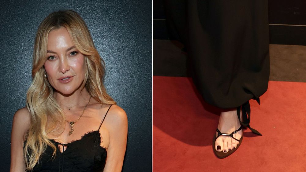 Kate Hudson in strappy sandals at the 2026 Independent Spirit Awards on Sunday night.