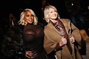 Mary J. Blige and Martha Stewart