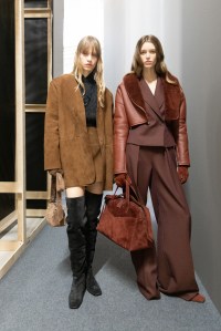 Backstage at Max Mara Fall 2026 Ready-to-Wear Collection at Milan Fashion Week