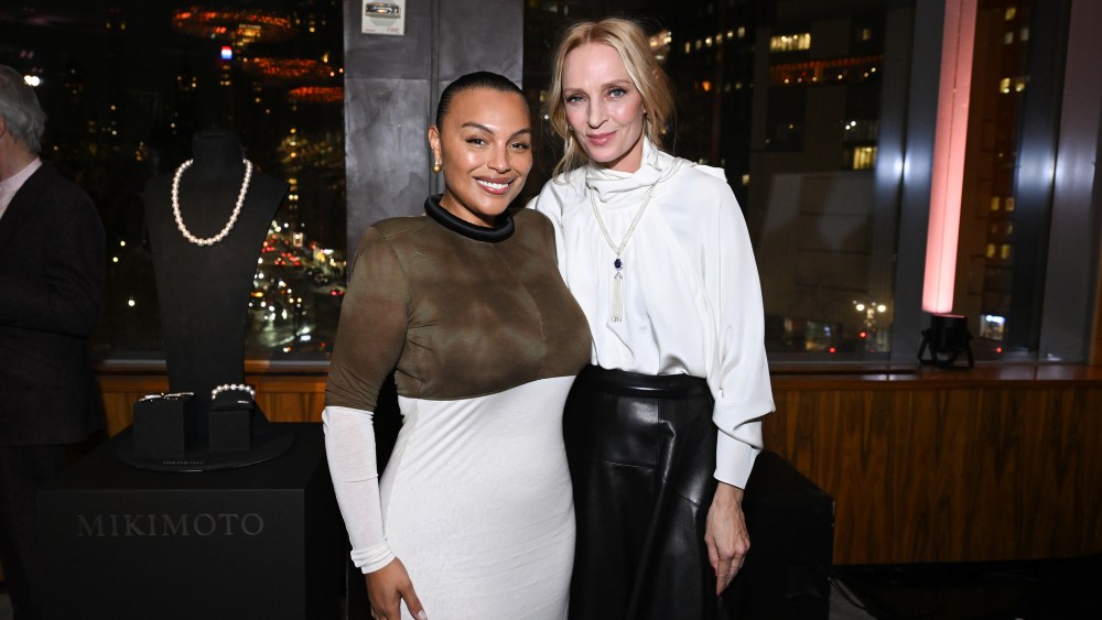 Paloma Elsesser and Uma Thurman