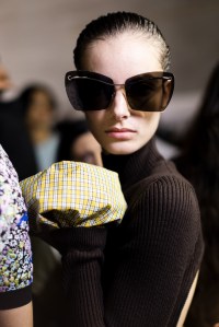 Backstage at Moschino Fall 2026 Ready-to-Wear Collection at Milan Fashion Week