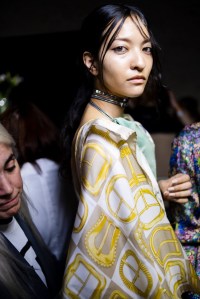 Backstage at Moschino Fall 2026 Ready-to-Wear Collection at Milan Fashion Week