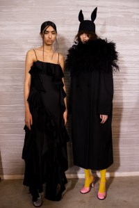 Backstage at Moschino Fall 2026 Ready-to-Wear Collection at Milan Fashion Week