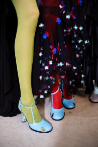 Backstage at Moschino Fall 2026 Ready-to-Wear Collection at Milan Fashion Week