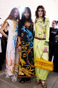 Backstage at Moschino Fall 2026 Ready-to-Wear Collection at Milan Fashion Week