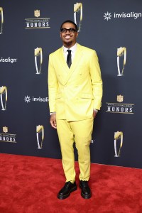 Kendrick Bourne at the 15th Annual NFL Honors held at the Palace of Fine Arts on February 05, 2026 in San Francisco, California.