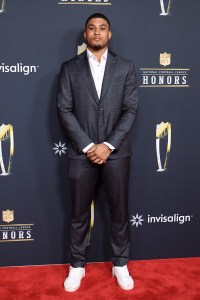 Xavier Watts at the 15th Annual NFL Honors held at the Palace of Fine Arts on February 05, 2026 in San Francisco, California.