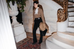 Doyeon Kim at the Ralph Lauren Fall 2026 Ready-to-Wear show