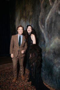 David Lauren and Anne Hathaway at the Ralph Lauren Fall 2026 Ready-to-Wear show