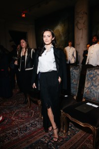 Olivia Perez at the Ralph Lauren Fall 2026 Ready-to-Wear show