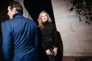 Paul Arrouet and Lauren Bush Lauren at the Ralph Lauren Fall 2026 Ready-to-Wear show
