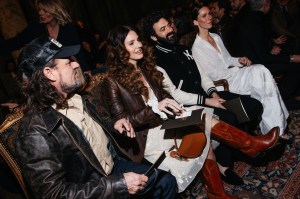 Jeremy Dufrene, Lana Del Rey, Morgan Spector and Rebecca Hall at the Ralph Lauren Fall 2026 Ready-to-Wear show