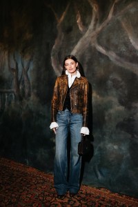 Diana Silvers at the Ralph Lauren Fall 2026 Ready-to-Wear show