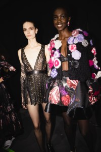 Backstage at Roberto Cavalli Fall 2026 Ready-to-Wear Collection at Milan Fashion Week