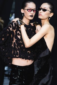 Backstage at Roberto Cavalli Fall 2026 Ready-to-Wear Collection at Milan Fashion Week