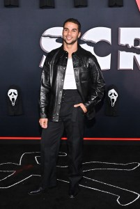 Mason Gooding at the "Scream 7" Global Premiere held at Paramount Theatre on February 25, 2026 in Los Angeles, California.